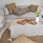 Table linen - The Linen Tablecloth - Beige - 150x150 - BAZAR BIZAR LIVING