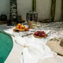 Linge de table textile - La Nappe en Lin - Blanc - 150x250 - BAZAR BIZAR LIVING