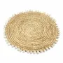 Placemats - The Raffia Shell Pan Coaster - BAZAR BIZAR LIVING