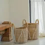Boîtes de rangement  - Le Panier Macramé À Stitches Droits - Naturel Blanc - S - BAZAR BIZAR LIVING
