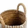 Boîtes de rangement  - Le Panier Macramé À Stitches Droits - Naturel Blanc - S - BAZAR BIZAR LIVING