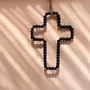 Decorative objects - The Wooden Cross Black - BAZAR BIZAR LIVING