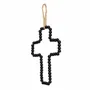 Decorative objects - The Wooden Cross Black - BAZAR BIZAR LIVING
