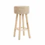 Stools - The Raffia Bar Stool - BAZAR BIZAR LIVING