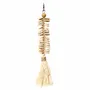 Decorative objects - The Macrame Fishbone Keychain - Cream - BAZAR BIZAR LIVING