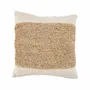 Cushions - The Raffia Stamp Cushion Cover - Natural - BAZAR BIZAR LIVING