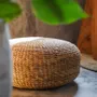 Ottomans - The Hyacinth Pouffe - Natural - M - BAZAR BIZAR LIVING