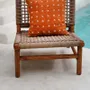 Cushions - The Zillion Kiss Cushion Cover - Terracotta White - BAZAR BIZAR LIVING