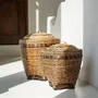 Storage boxes - The Colonial Storage Basket - Natural Brown - L - BAZAR BIZAR LIVING