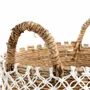 Boîtes de rangement  - Le Panier Macramé Stitches Croisés - Naturel Blanc - L - BAZAR BIZAR LIVING