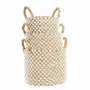 Boîtes de rangement  - Le Panier Macramé Stitches Croisés - Naturel Blanc - L - BAZAR BIZAR LIVING