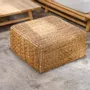 Ottomans - The Hyacinth Pouffe Square - Natural - M - BAZAR BIZAR LIVING