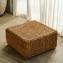 Ottomans - The Hyacinth Pouffe Square - Natural - M - BAZAR BIZAR LIVING