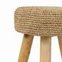 Stools - The Raffia Stool - Natural - BAZAR BIZAR LIVING
