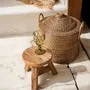 Storage boxes - The Colonial Handles Basket - Natural Brown - BAZAR BIZAR LIVING