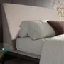 Beds - Grey fabric bed - ANGEL CERDÁ