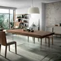 Dining Tables - Walnut dining table with glass legs - ANGEL CERDÁ