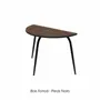Office furniture and storage - Paloma retro half-moon table 120 x 75 x 60 cm - LES GAMBETTES