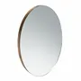 Mirrors - Round walnut wall mirror - ANGEL CERDÁ