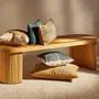 Benches - WABI universe in wood and natural rattan - CFOC