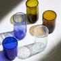 Glass - Dary water glasses - Set of 6 recycled glasses - Handmade - colored - MAISON ZOE
