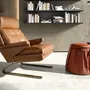 Fauteuils - Fauteuil en cuir camel - ANGEL CERDÁ