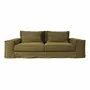 Sofas - Portobello khaki wooded sofa - 3 seats - JOLI JOUR PARIS
