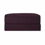 Sofas - Intriguing eggplant Portobello sofa - ottoman - JOLI JOUR PARIS