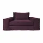 Canapés - Canapé Portobello aubergine intrigante - 1 place - JOLI JOUR PARIS