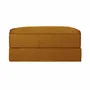 Canapés - Canapé Portobello ocre doré - pouf - JOLI JOUR PARIS