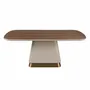 Dining Tables - Rectangular dining table in walnut and beige wood - ANGEL CERDÁ