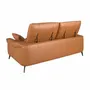 Sofas - 3 seater sofa brown leather - ANGEL CERDÁ