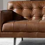 Sofas - Chester 2 seater sofa in dark brown leather - ANGEL CERDÁ