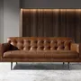 Sofas - Chester 2 seater sofa in dark brown leather - ANGEL CERDÁ