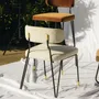 Chairs for hospitalities & contracts - Apollo Dining Chair in Black Lacquered Structure Iron - DUISTT