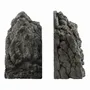 Sculptures, statuettes et miniatures - CATHARSIS, Ensemble de deux serre-livres sculpturaux en pierre, Black - COKI