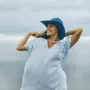 Hammams - Poncho de plage cotton Turc avec col en V profond - MON ANGE LOUISE