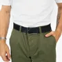 Petite maroquinerie - Ceinture en cuir OTELLO bleu marine - MONSIEUR CHARLI