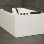 Bathtubs - Whirlpool Bathtub BRAVA DUO Jets 2 People L. 170 x W. 100cm, SPALINA - SPALINA