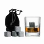 Wine accessories - Set of 6 Granite ice cubes with pouch - SOSTRAW & SMARTTHINGS