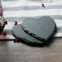 Dessous de plat - Dessous de verre en ardoise - Cœur, carré ou rond - SOSTRAW & SMARTTHINGS
