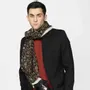Scarves - GILDAS black cotton scarf - MONSIEUR CHARLI
