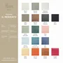 Table linen - Coated linen round placemat | CORDONCINO - GIARDINO SEGRETO