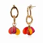 Jewelry - 22 carat gold-plated earrings and artisan Murano glass - CHAMA NAVARRO