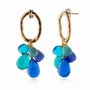 Bijoux - Boucles d'oreilles verre Murano plaqué or artisan Laleti Collection - CHAMA NAVARRO