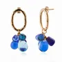 Bijoux - Boucles d'oreilles verre Murano plaqué or artisan Laleti Collection - CHAMA NAVARRO