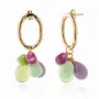 Bijoux - Boucles d'oreilles verre Murano plaqué or artisan Laleti Collection - CHAMA NAVARRO