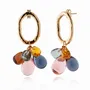 Bijoux - Boucles d'oreilles verre Murano plaqué or artisan Laleti Collection - CHAMA NAVARRO