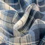 Foulards et écharpes - Écharpe écossaise en laine LAZARE bleu - MONSIEUR CHARLI