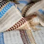 Scarves - ARCHIBALD cream cotton scarf - MONSIEUR CHARLI